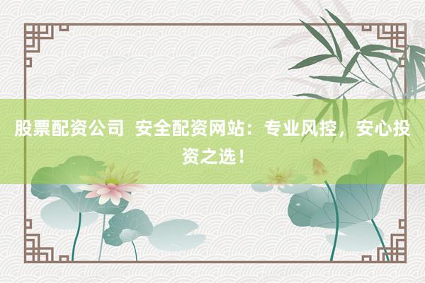 股票配资公司  安全配资网站：专业风控，安心投资之选！